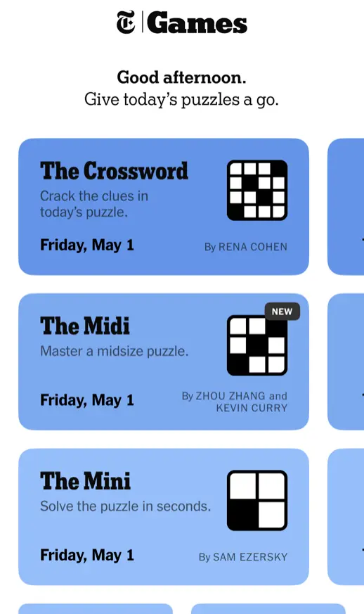 The New York Times Games