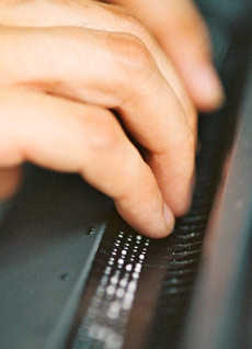 Tastatura - alfabetul Braille, Foto: pingmag.jp