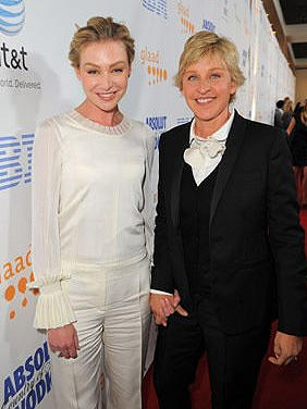 Portia de Rossi si Ellen DeGeneres (Sursa: imdb.com), Foto:
