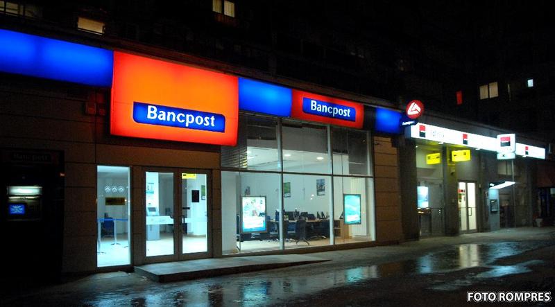 Sucursala Bancpost, Foto: Rompres