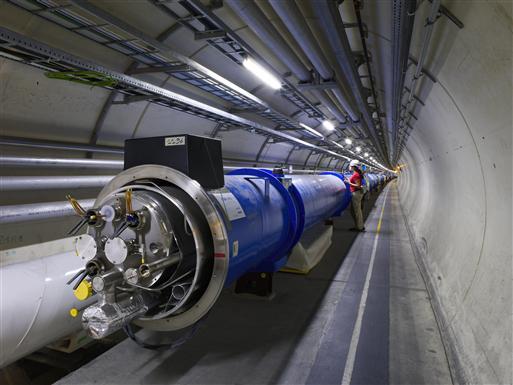 Tunelul sistemului LHC, Foto: CERN