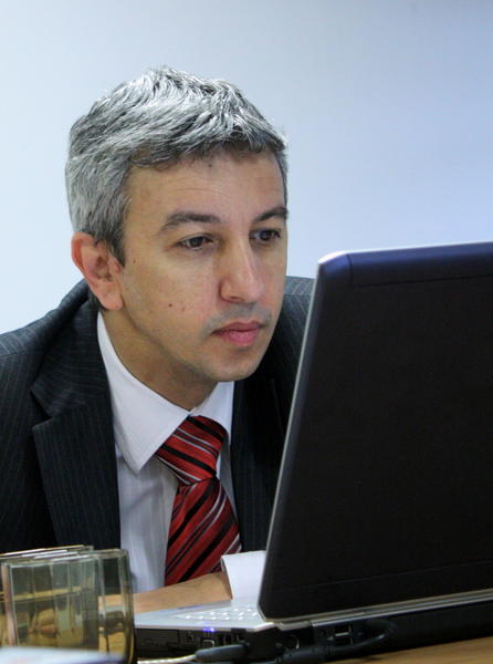 Dan Diaconescu la Hotnews.ro, Foto: Hotnews