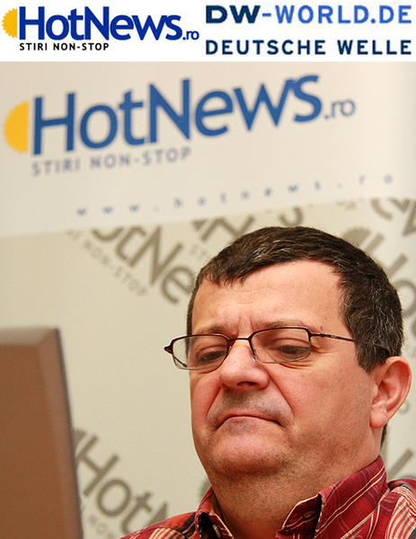 Cristian Sima in redactia HotNews.ro, Foto: Bety Blagu / HotNews.ro