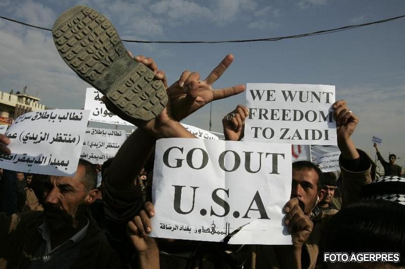 Demonstratii la Bagdad, Foto: AGERPRES