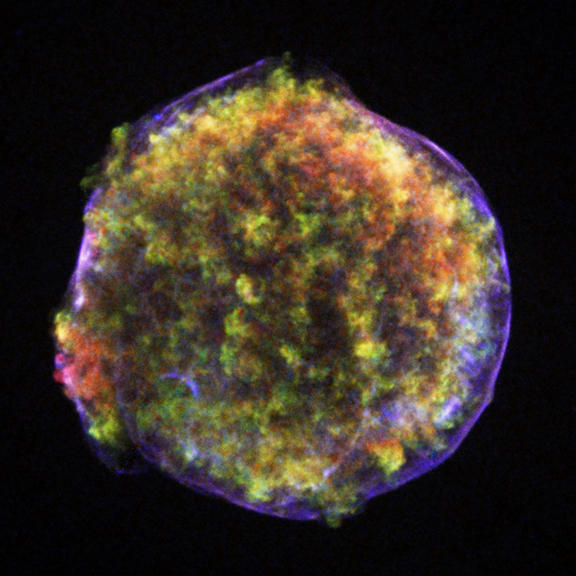 Supernova lui Tycho Brahe, Foto: Chandra