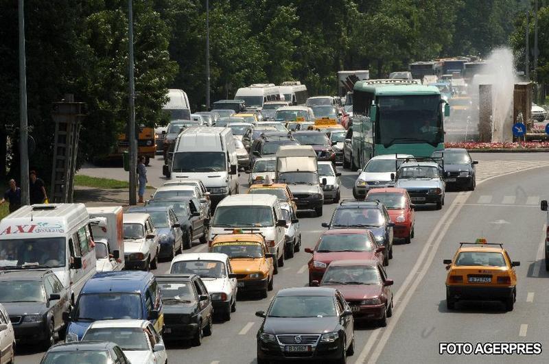 Trafic blocat in Capitală, Foto: AGERPRES