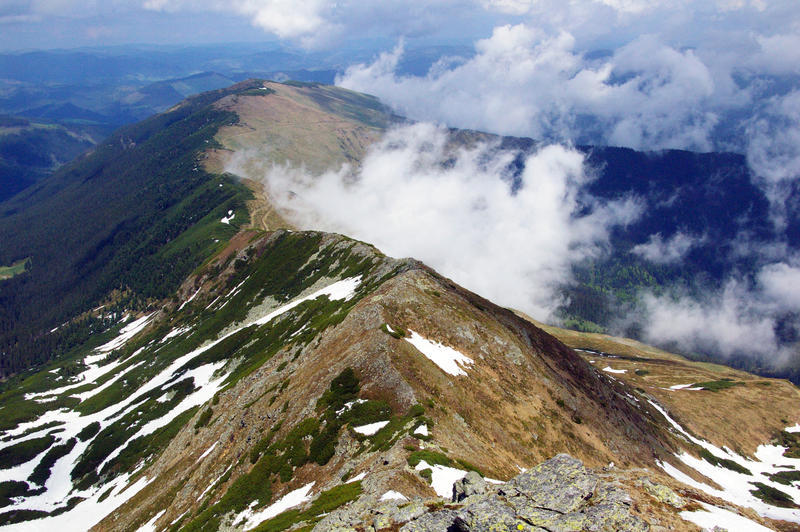 M. Rodnei, spre lacul Lala - mai 2008, Foto: USER UPLOADED