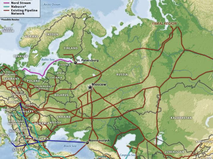 Proiectele de conducte de gaze din Europa, Foto: Stratfor