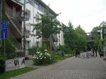 Copii la joaca intre blocuri