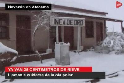 Zapada in Atacama, Foto: LaTercera.com