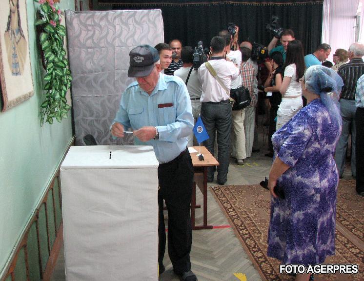 Sectie de votare, Foto: Agerpres