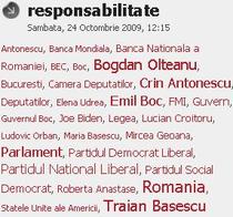 Tag Cloud pentru termenul Responsabilitate