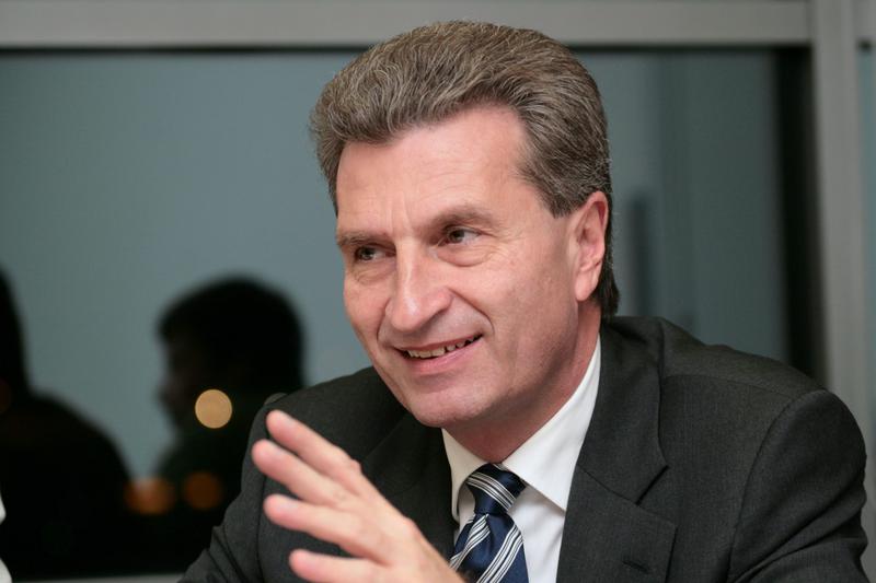 Gunther Oettinger, Foto: Google