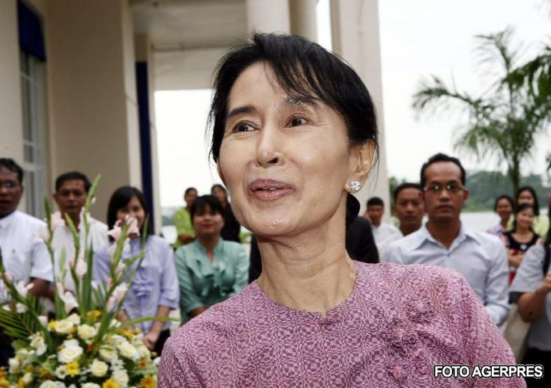 Aung San Suu Kyi, Foto: Agerpres