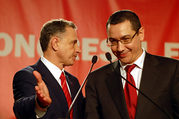 Mircea Geoana si Victor Ponta, Foto: DGP / HotNews.ro