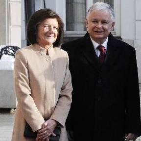 Maria si Lech Kaczynski, Foto: Agerpres