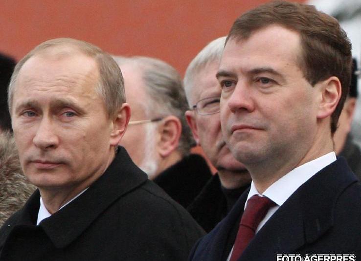 Putin si Medvedev, Foto: Agerpres