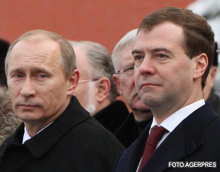 Putin si Medvedev, Foto: Agerpres