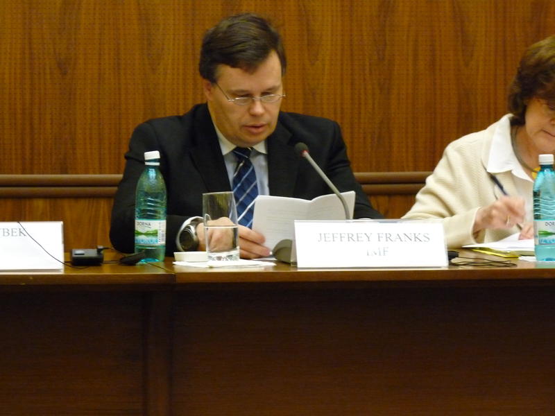 Jeffrey Franks, la sediul BNR, Foto: HotNews.ro