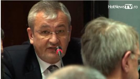 Sebastian Vladescu, la sedinta CES, Foto: hotnewstv