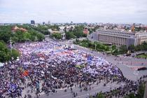 Piata Victoriei, ocupata de protestatari