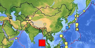 Seism in Oceanul Indian, Foto: USGS