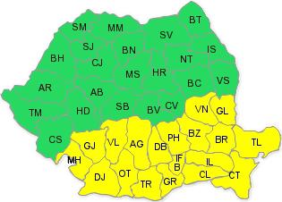 Cod galben de canicula, Foto: ANM