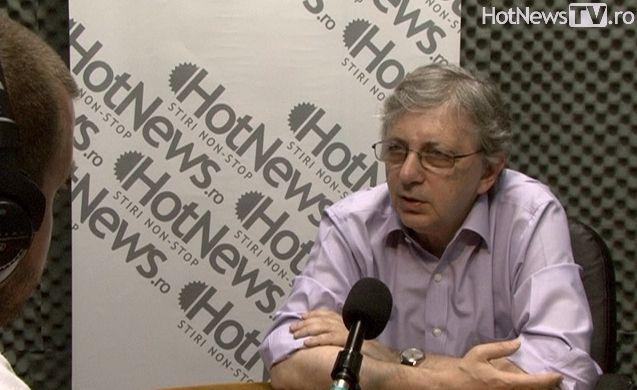 Vladimir Tismaneanu in studioul HotNews.ro, Foto: Hotnews