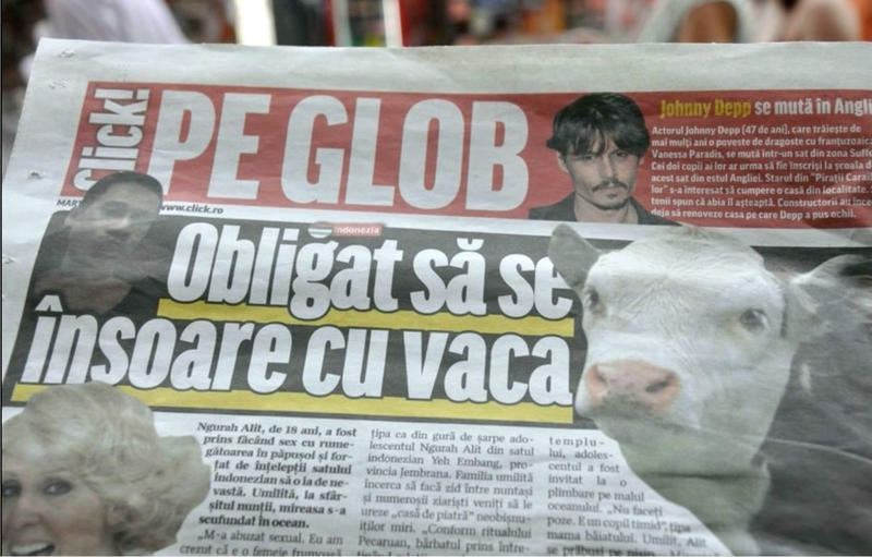 Titlu de tabloid, Foto: Hotnews