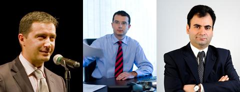 Andrei Dudoiu, Cornel Popa si Sorin Istrate, Foto: Arhiva personala