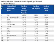 Profit fonduri in pilonul II in 2009