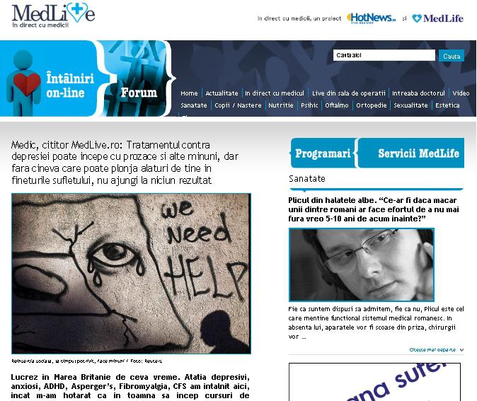 MedLive.ro a implinit sase luni, Foto: MedLive.ro