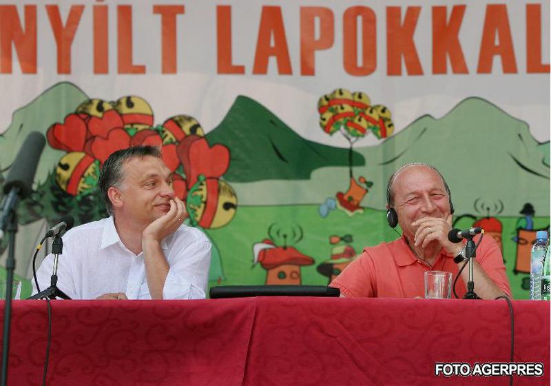 Viktor Orban si Traian Basescu, Foto: Agerpres