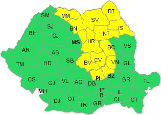 cod galben 06 iulie, Foto: Administratia Nationala de Meteorologie