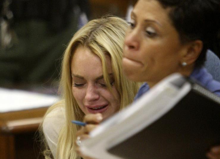 Lindsay Lohan, in lacrimi, Foto: Reuters