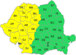 Avertizare meteo, Foto: ANM