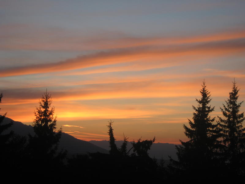 Apus de soare in Carpati, Foto: USER UPLOADED