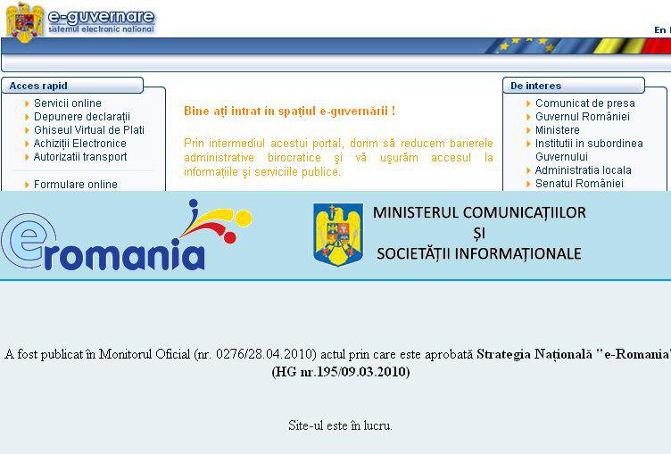De la SEN la eRomania, Foto: Captura HotNews.ro
