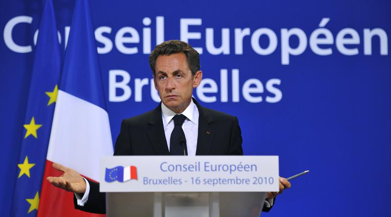 Nicolas Sarkozy in conferinta de presa la Bruxelles, Foto: Reuters