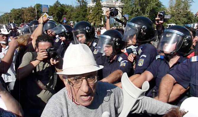 Imagine de la mitingul din Bucuresti, Foto: Hotnews