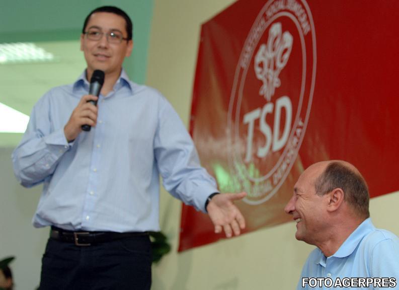 Ponta si Basescu, in 2006, Foto: Agerpres
