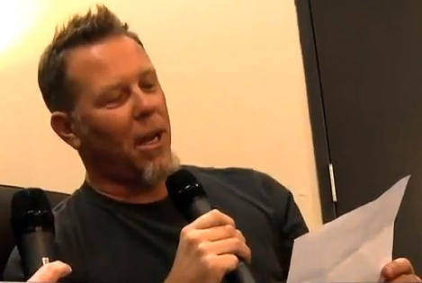 James Hetfield, Foto: Captura Youtube.com