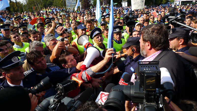 Mitingul politistilor, Foto: HotNews / DP
