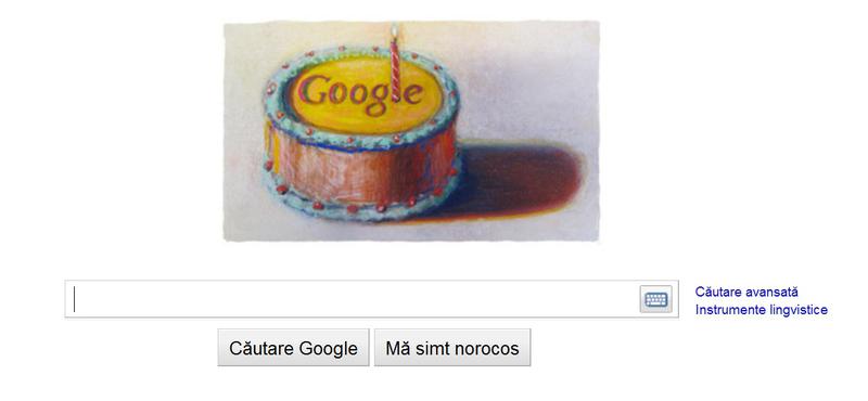 Sigla aniversara a Google, Foto: Google