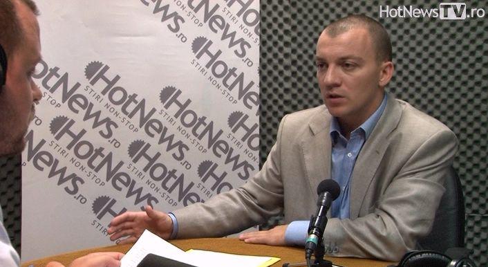 Mihai Boldea in studiul HotNews.ro, Foto: Hotnews