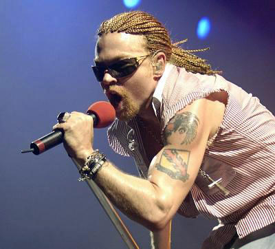 Axl Rose, Foto: myspace.com/gunsnroses