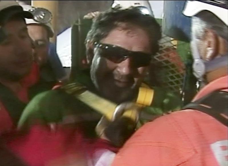 Luis Urzua, ultimul salvat, Foto: Reuters