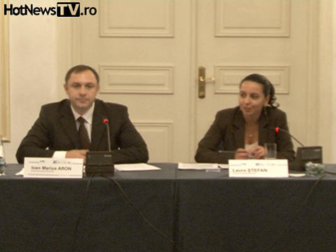 Ioan Marius Aron si Laura Stefan, Foto: Hotnews