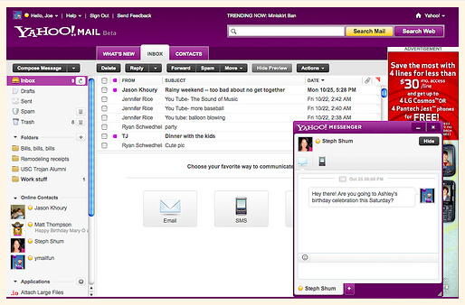 Noul Yahoo! Mail, Foto: Yahoo!