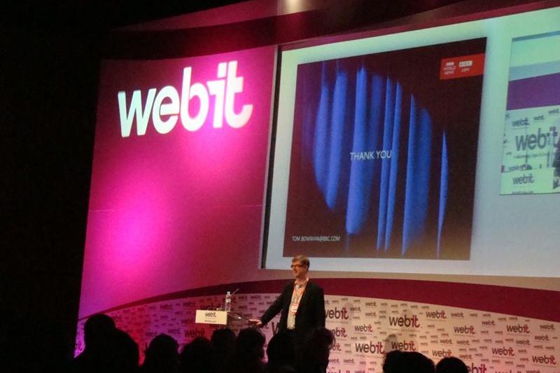 Tom Bowman pe scena principala Webit, Foto: Hotnews